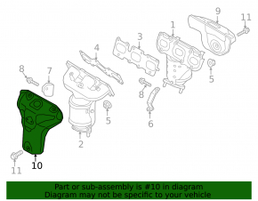 Manifold protection front Kia Sorento 16-20 3.3