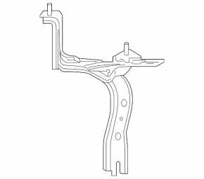 Bracket for the brake master cylinder reservoir Toyota Rav4 19-22 hybrid