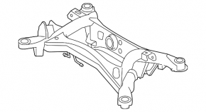 Rear subframe Lexus GS300 06-06 for replacement 4 S/B