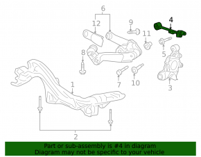 Rear left control arm Honda CRV 15-16