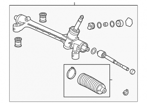 Steering rack Honda HR-V 16-22