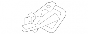Bonnet Lock Opening Handle Interior Lexus IS250 14-20 Black