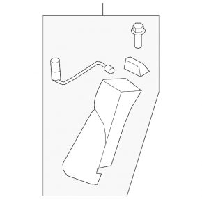 Right rear seat side bolsters for Toyota Camry V40 10-11, gray leather, dented, needs cleaning
