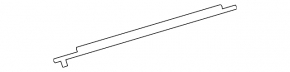 Door-glass molding, central front left, Toyota Venza 09-15
