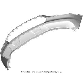 Front bumper lip GMC Terrain 18-21 structure, under fog lights