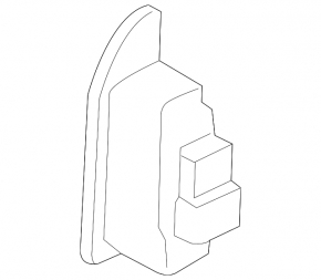 Blind spot indicator side left mirror Audi Q3 15-18