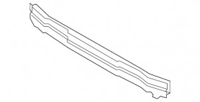 Audi Q5 8R 09-17 front bumper reinforcement for radar