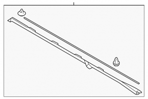 Threshold left Subaru Forester 14-18 SJ structure