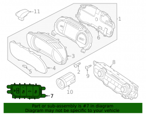 Kia Niro 20-22 Front Panel Button Block Black with BSM Without Battery Reset