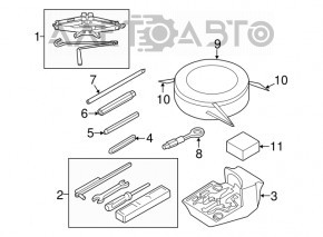 Guide for replacing a wheel Porsche Macan 15-