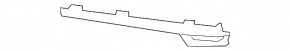Right front bumper molding trim for Porsche Cayenne 19-23