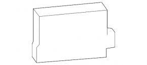 Blind spot sensor BSM rear left Mercedes C-class W206 300 24-26 AMG pkg