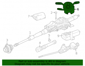 Steering column switch guitar assembly Mercedes W213 E 19-23 for heated steering wheel