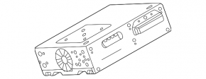 Mazda 3 19-20 Japan-built radio with brackets