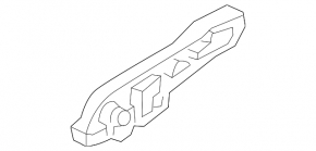 Lincoln MKC 15-19 keyless rear left door handle mechanism