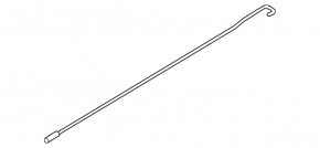 Left trunk lid hinge torsion bar for Mazda 6 18-21