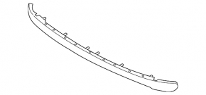 Front bumper lip Ford Ecosport 18-22 structure, worn