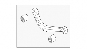 Upper rear left control arm Mazda CX-5 13-16