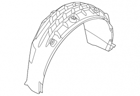 Rear right mudguard Volkswagen ID.4 21-23