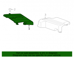 Infiniti JX35 QX60 14-17 Hybrid Engine Cover
