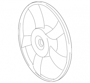 Cooling Fan Impeller Left Toyota Prius 30 10-15 7 Blades