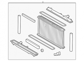 Lexus GS350 13-15 Water Cooling Radiator