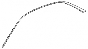 Roof trim left above doors Cadillac CTS 14 - chrome