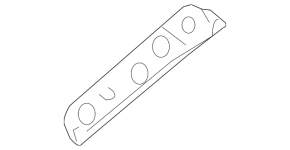 Rear bumper mount left Chevrolet Bolt 17-21