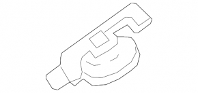 Front pillar tweeter left Audi A6 C8 19-