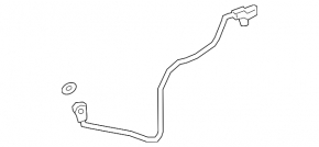 Air conditioning pipe, condenser, Audi E-Tron 19-23