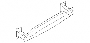 Rear Bumper Reinforcement VW Jetta 11-18 USA