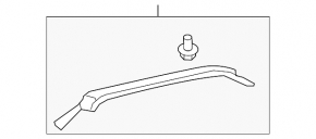 Ceiling trim rear left Toyota Sequoia 08-16