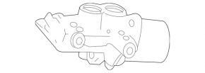 Master brake cylinder with reservoir Mercedes W211