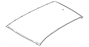 Metal roof Hyundai Kona 18-23 without sunroof, on the body