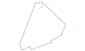 Door trim side rear right Lexus RX350 RX450h 16-22 triangle