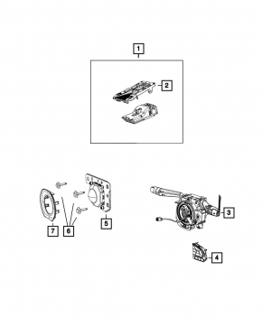Front camera Jeep Compass 17-18