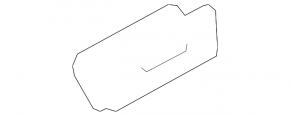 Central left dashboard air duct deflector Nissan Kicks 18-24 SR, SV, chrome