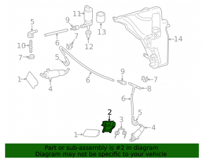 Right headlight washer cap bracket for Audi A4 B8 13-16 S line