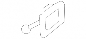 Audi A5 F5 18-19 S-Line rear bumper tow hook cap
