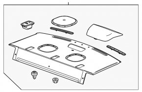 Rear shelf Chevrolet Cruze 11-15