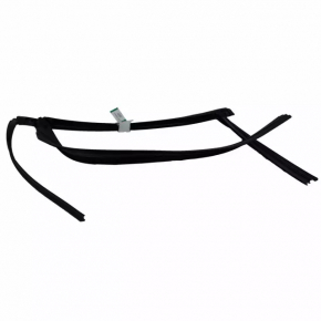 Upper rear right door molding for Ford Escape MK3 13-17 matte with glass seal