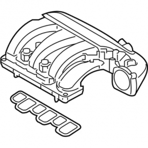 Manifold intake upper part Ford Flex 13-19