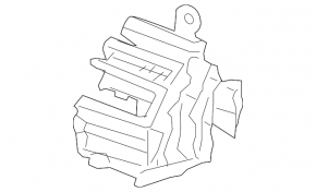 Bare fan housing, right side Mazda6 03-08
