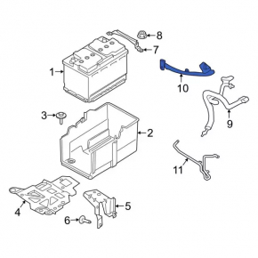 Negative terminal Ford Escape MK4 20-24 with sensor