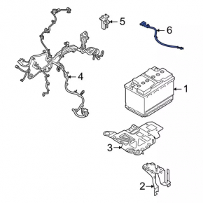 Negative terminal Ford Escape MK4 20-24 with sensor
