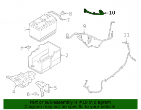 Negative terminal Ford Escape MK4 20-24 with sensor