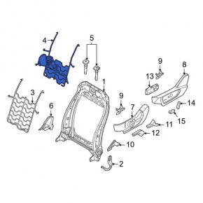 Ford Mustang Mach-E 21-25 Passenger Seat Lumbar Support