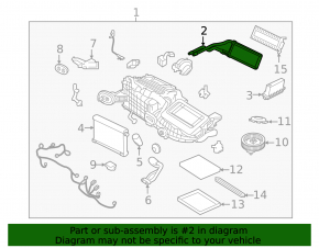 Heater Radiator Jaguar F-Pace X761 17-