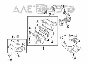 Air flow meter Mazda3 2.3 03-08