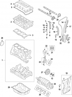 Exhaust camshaft Mitsubishi Outlander Sport ASX 11-22 2.0